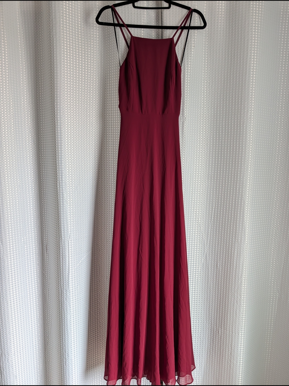 Lulu's Mythical Kind Of Love Wine Red Maxi Dress-Sz M   NWT's